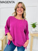 REG/CURVY Cozy Corded Top- Multiple Colors!