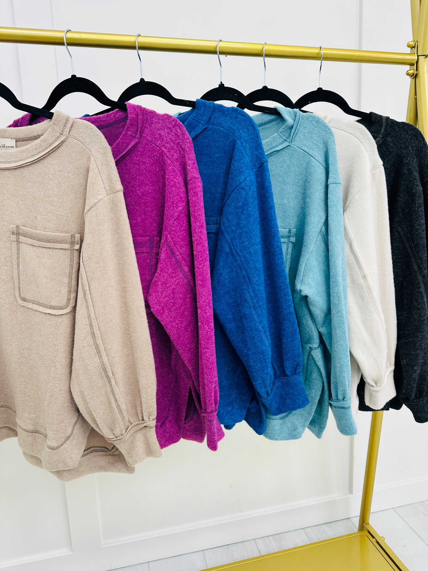 DOORBUSTER! Softly Styled Sweater- Multiple Colors!