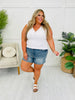 Judy Blue Star of the Show Seam Detail Shorts