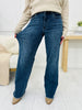 Judy Blue Far and Wide Wide Leg Jeans in Reg/Curvy