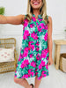 Palms and Plans Dress in St. Thomas Print