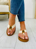 Palm Pathway Flip Flops In Ivory