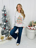 Merry And Caffeinated Graphic Crewneck Sweatshirt