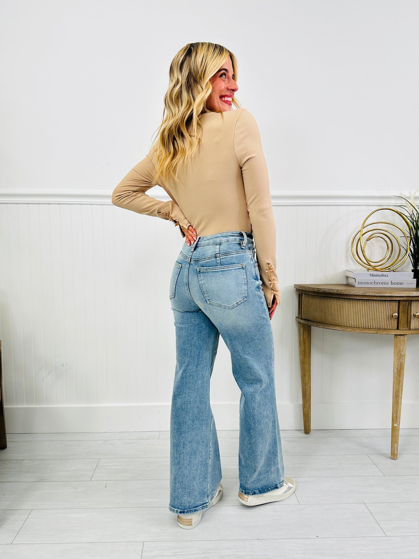 Fit Just Right Wide Leg Jeans With Tummy Control in Four Inseams