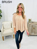 DOORBUSTER! REG/CURVY Pleated Love Top- Multiple Colors!