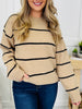 DOORBUSTER! Parallel Paths Sweater in Beige/Black