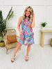 Palms And Plans Dress in Santa Monica Print