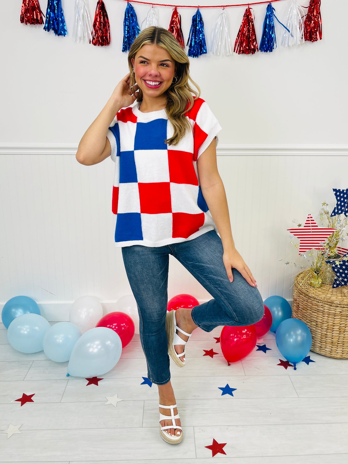 Flagged Up Fun Top