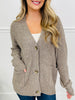 Just One More Layer Cardigan in Dark Taupe