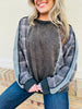 Indecisive Mood Sweatshirt In Grey