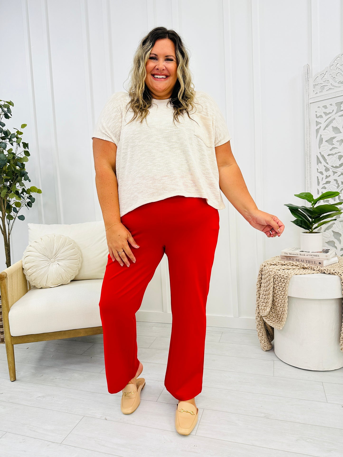 REG/CURVY Straight Leg Magic Pants-Multiple Colors!