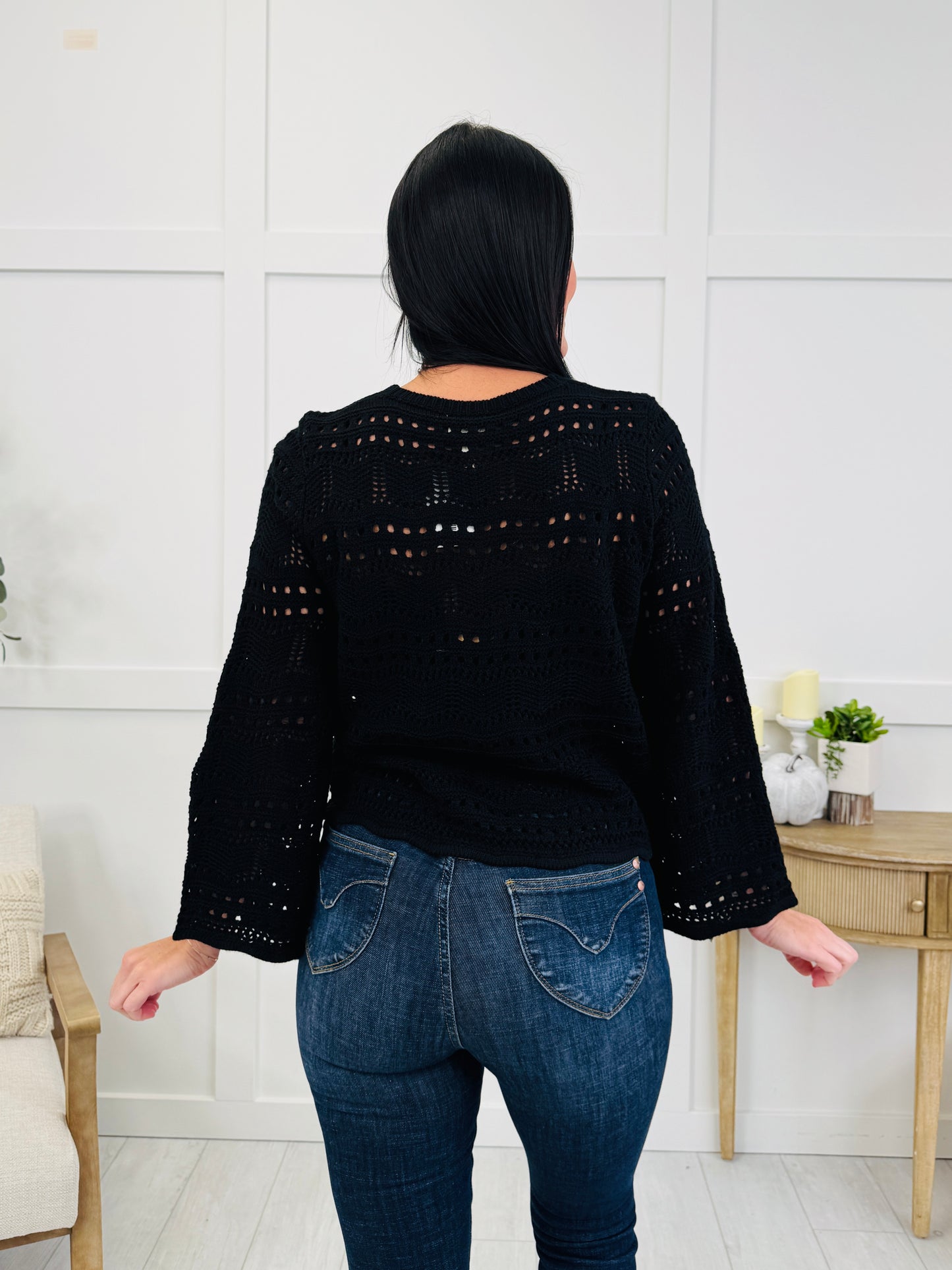 Sweetest Surrender Top In Black