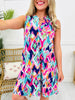 Palms And Plans Dress in Cocoa Beach Print