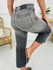 Judy Blue Pocketful of Charm Cropped Wide Leg Jeans