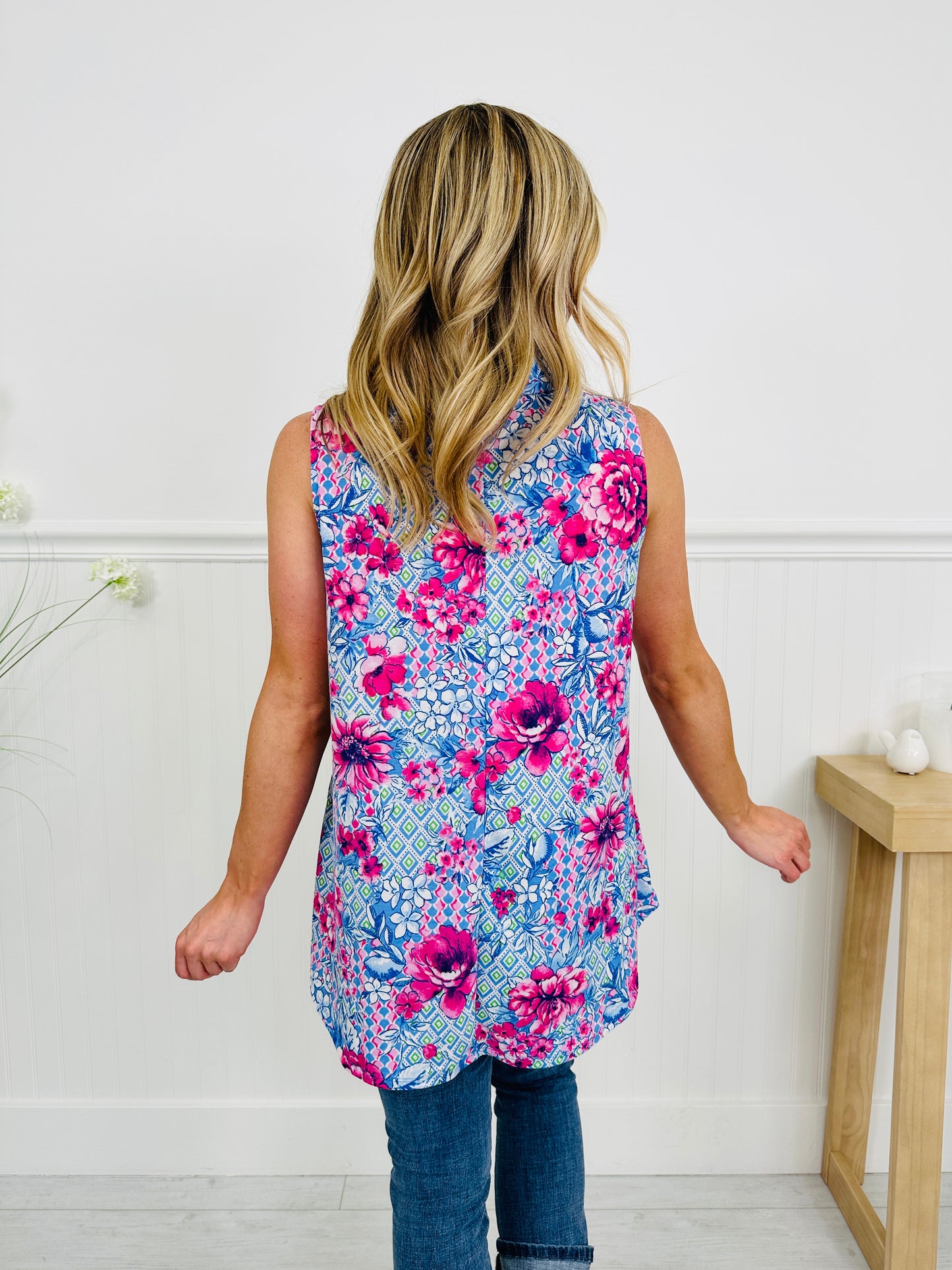 Styled For Summer Tank Top In Scottsdale Print