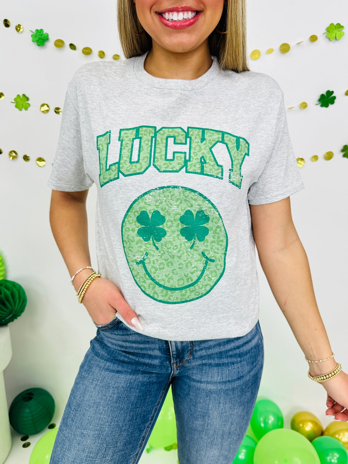 Shamrock Smiles Graphic Tee