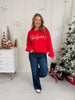 Merry Christmas Graphic Crewneck Sweatshirt