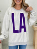 Louisiana Reversible LA Graphic Crewneck Sweatshirt