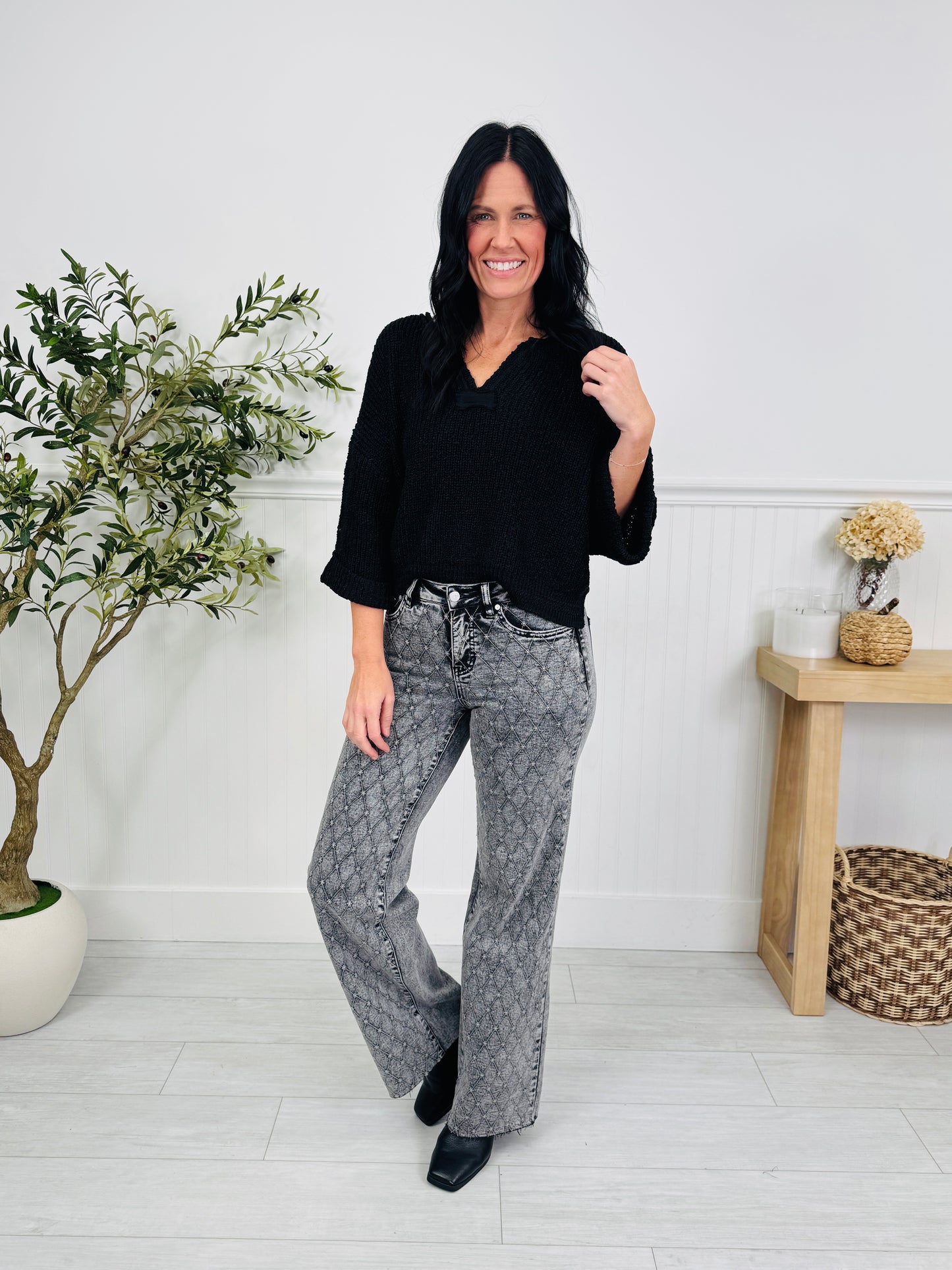 A Little Extra Tummy Control Straight Jeans