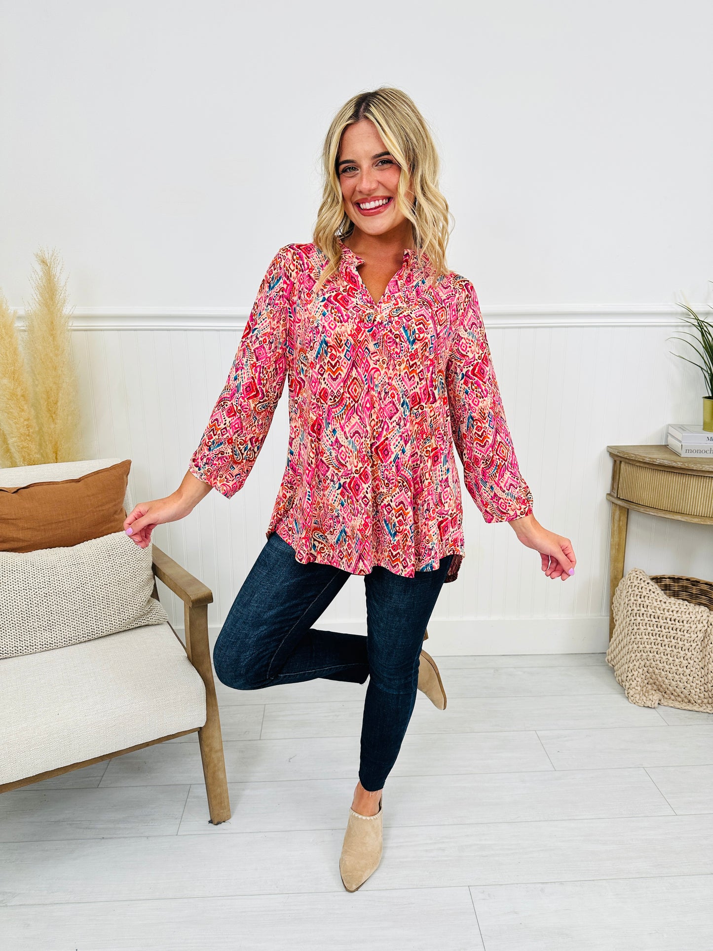 Fall Into You Top in Taupe