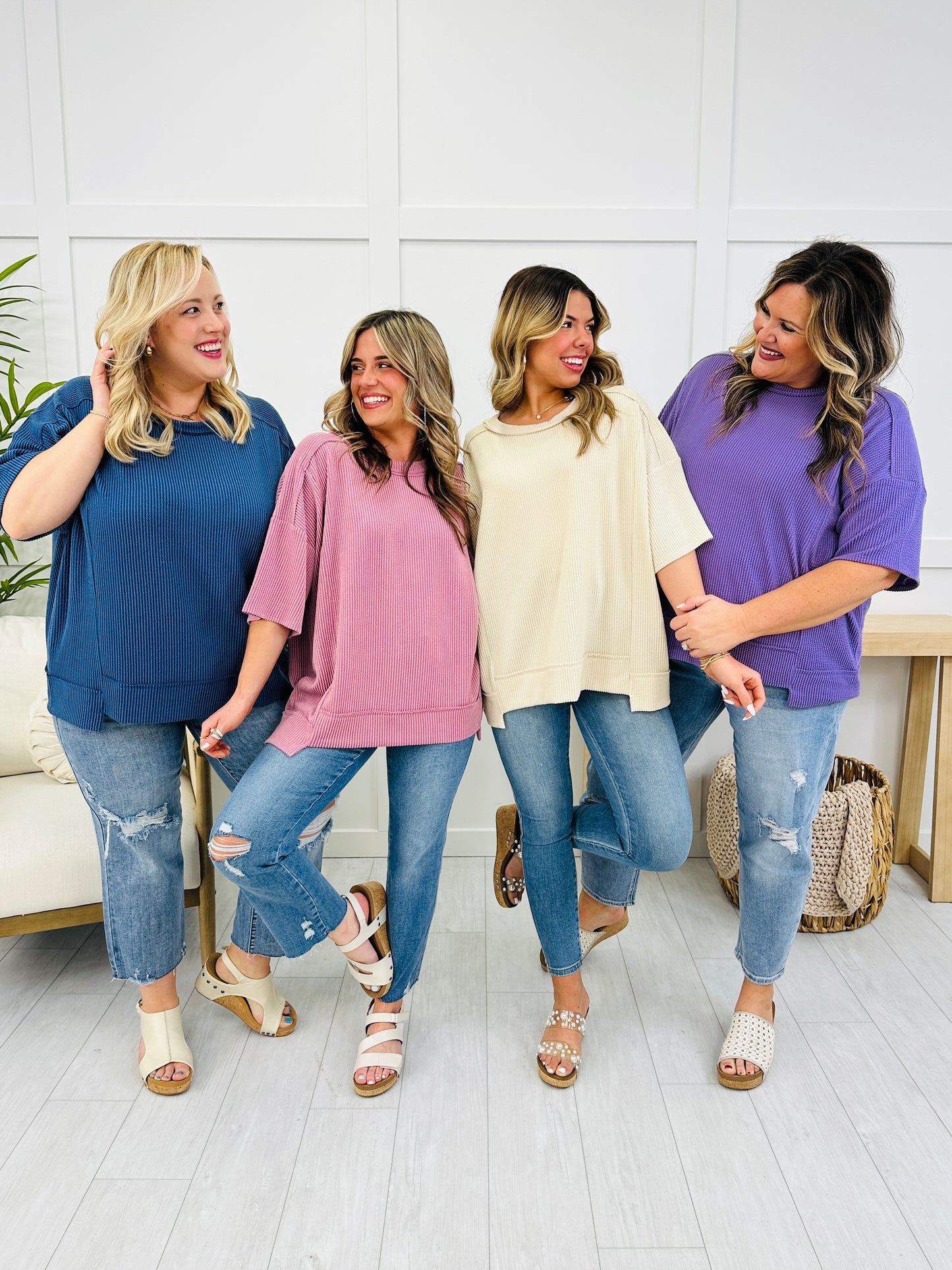 REG/CURVY Easy Living Pullover- Multiple Colors!