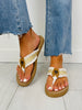 Coastline Couture Flip Flops In Natural