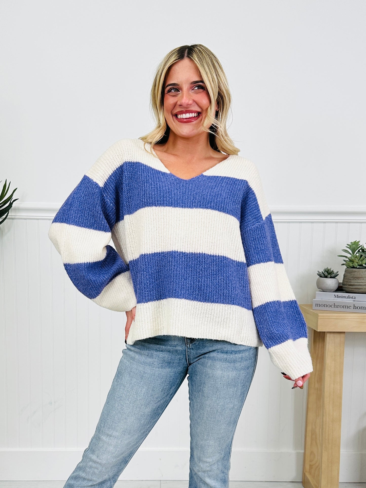 Springtime Stripes Sweater in Multiple Colors