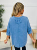 Petal Theory Top in Denim Blue