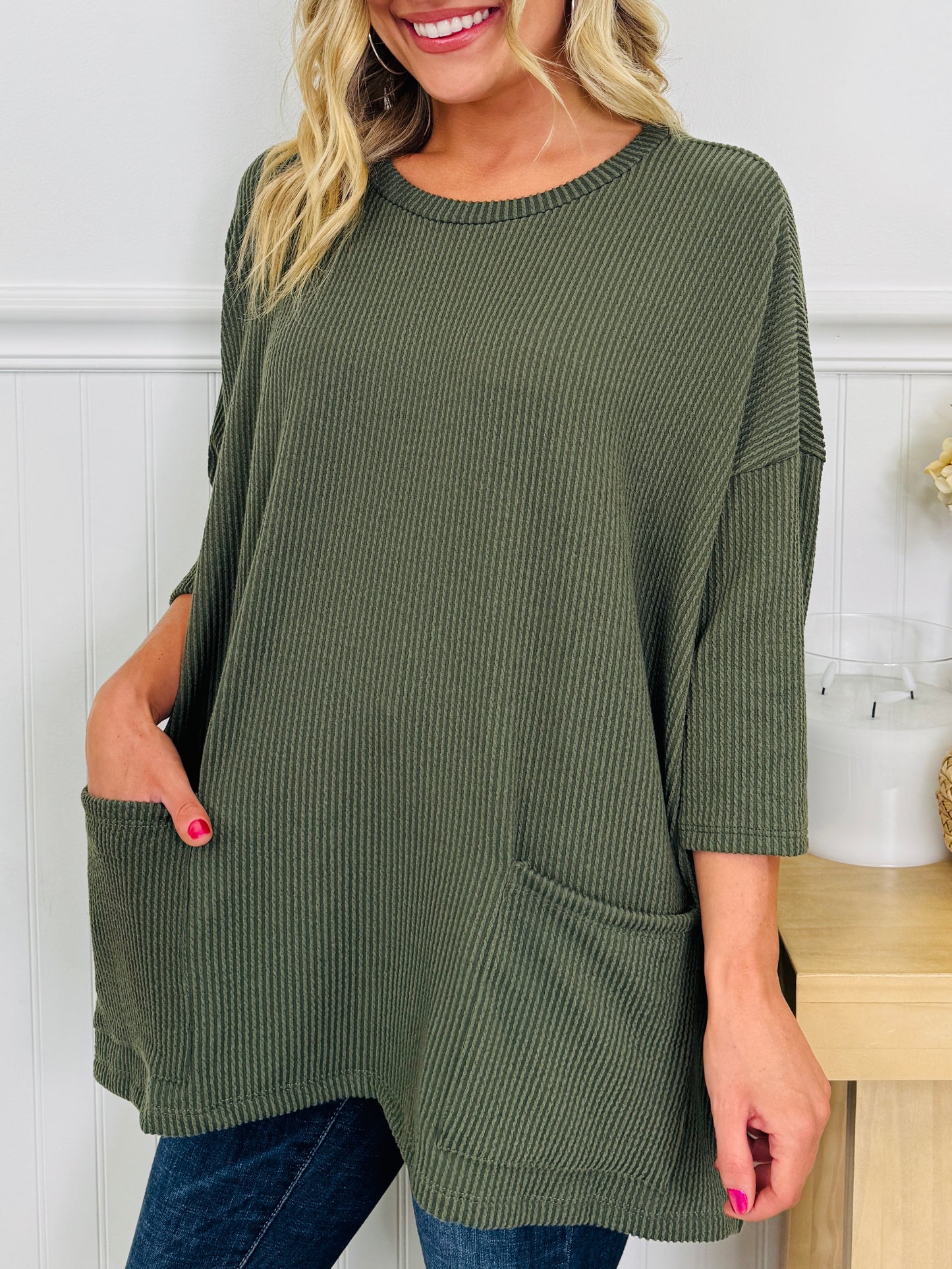 Easy On Repeat Top In Multiple Colors