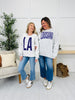 Louisiana Reversible LA Graphic Crewneck Sweatshirt