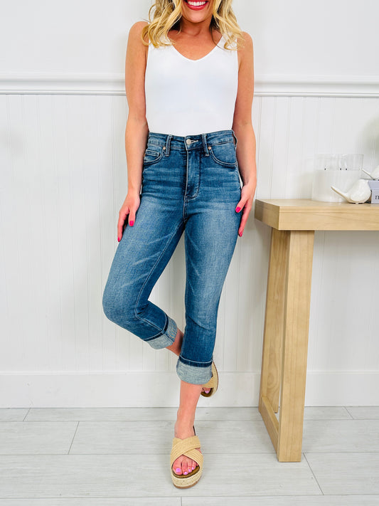 Judy Blue Glow Up Tummy Control and Butt Lifting Capris