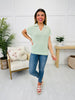 Simply Stylish Top In Sage