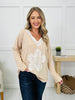 Graceful Petals Top in Beige Multi