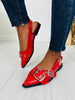 Gloss Factor Flat in Red