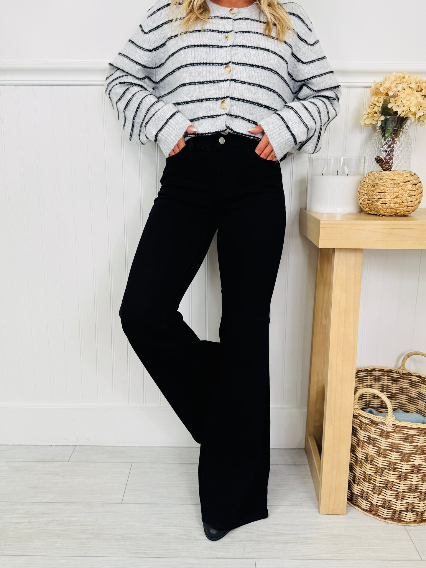 Judy Blue Back In Black Flare Jeans