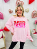 Teaching Sweethearts Graphic Crewneck Sweatshirt