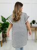 Earn Those Stripes Cardigan In Black