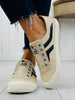 Seaside Slip-Ons Sneakers In Oatmeal/Black