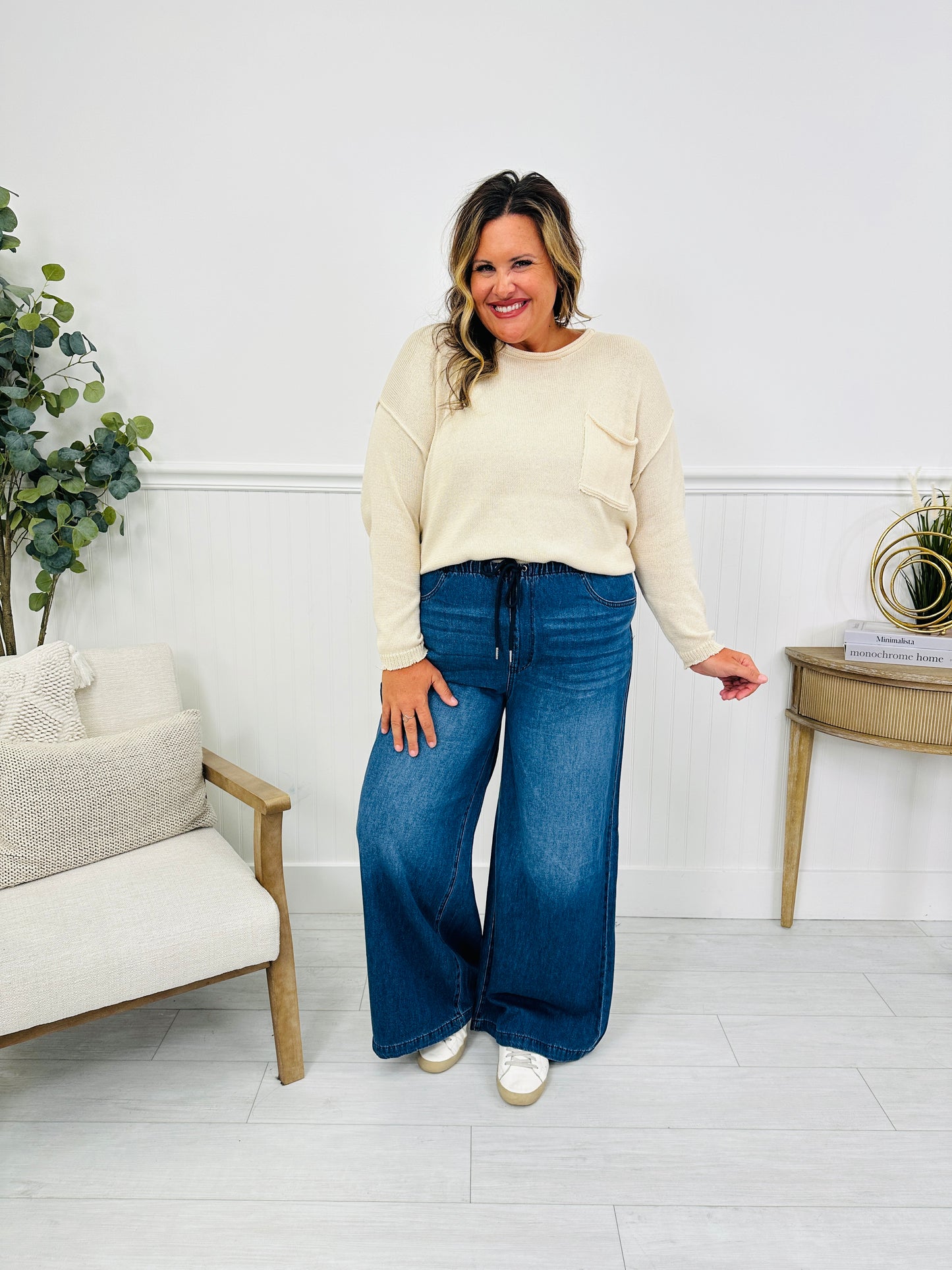 Judy Blue Light As A Featherweight Palazzo Jeans