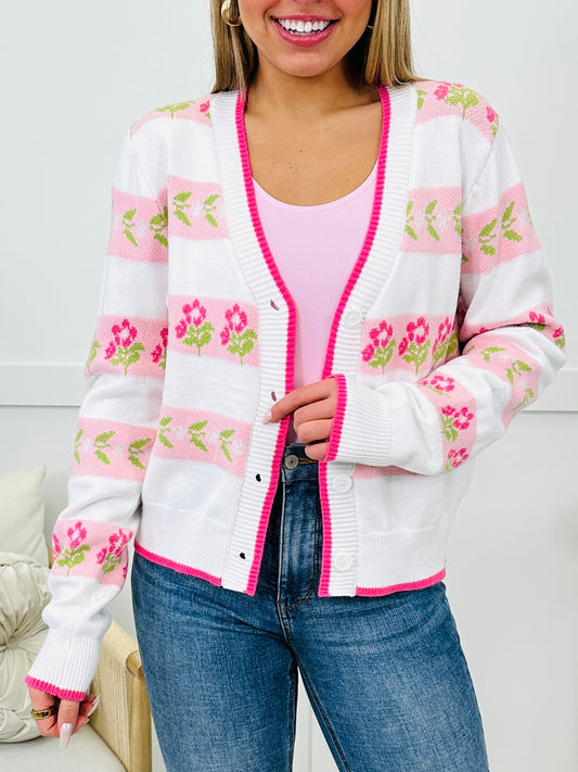 Blushing Blooms Cardigan