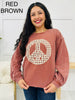 Reg/Curvy Infinite Peace Top-Multiple Colors!