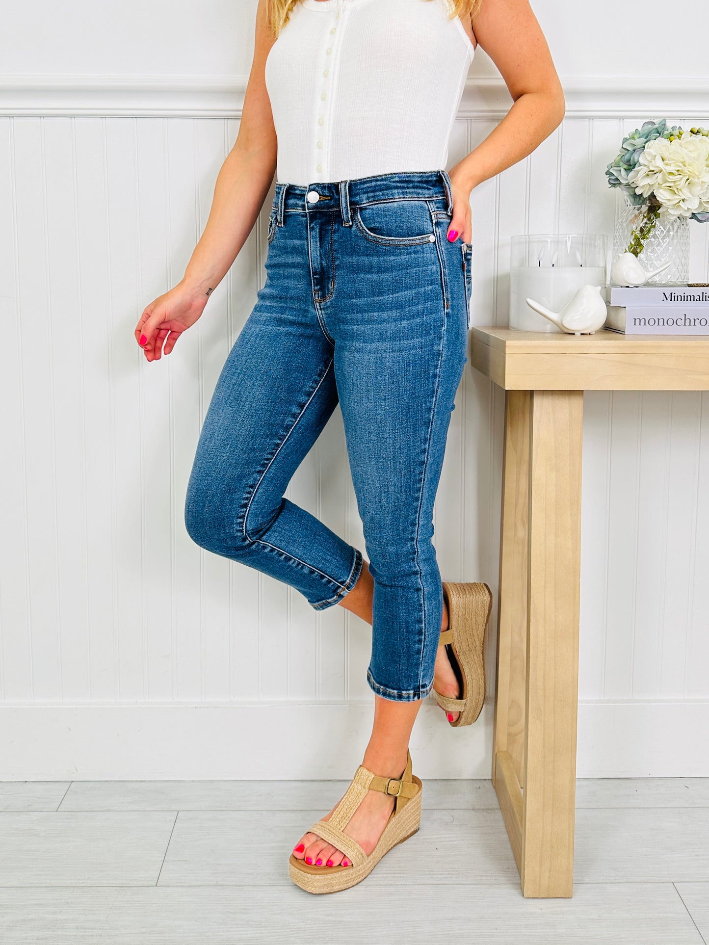 Judy Blue Daily Favorite Capri Jeans