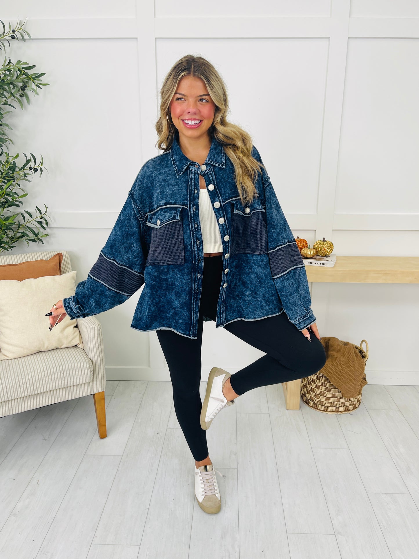 Indigo Layers Shacket