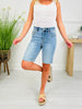 Judy Blue Bermuda Bliss Vintage Washed Bermuda Shorts