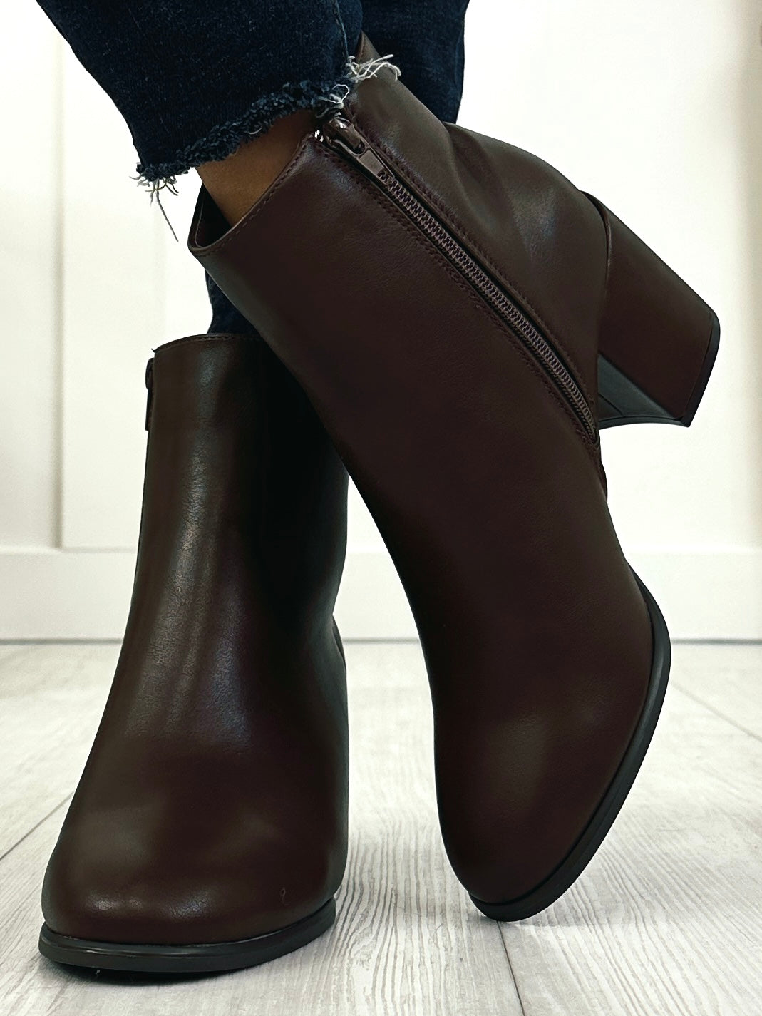Fall Plans Only Bootie In Brown