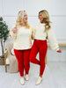 YMI Candy Cane Crush Super Stretch Skinny Pants in Reg/Curvy