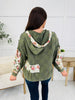 Sweet Petal Pullover in Olive Floral Multi