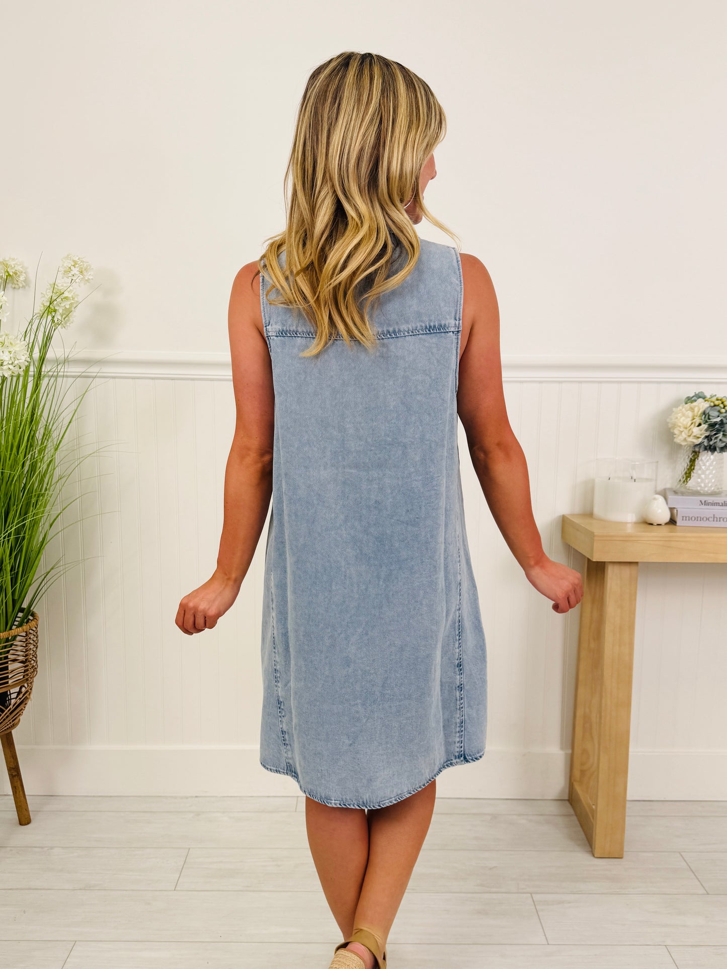 Denim Destination Shift Dress