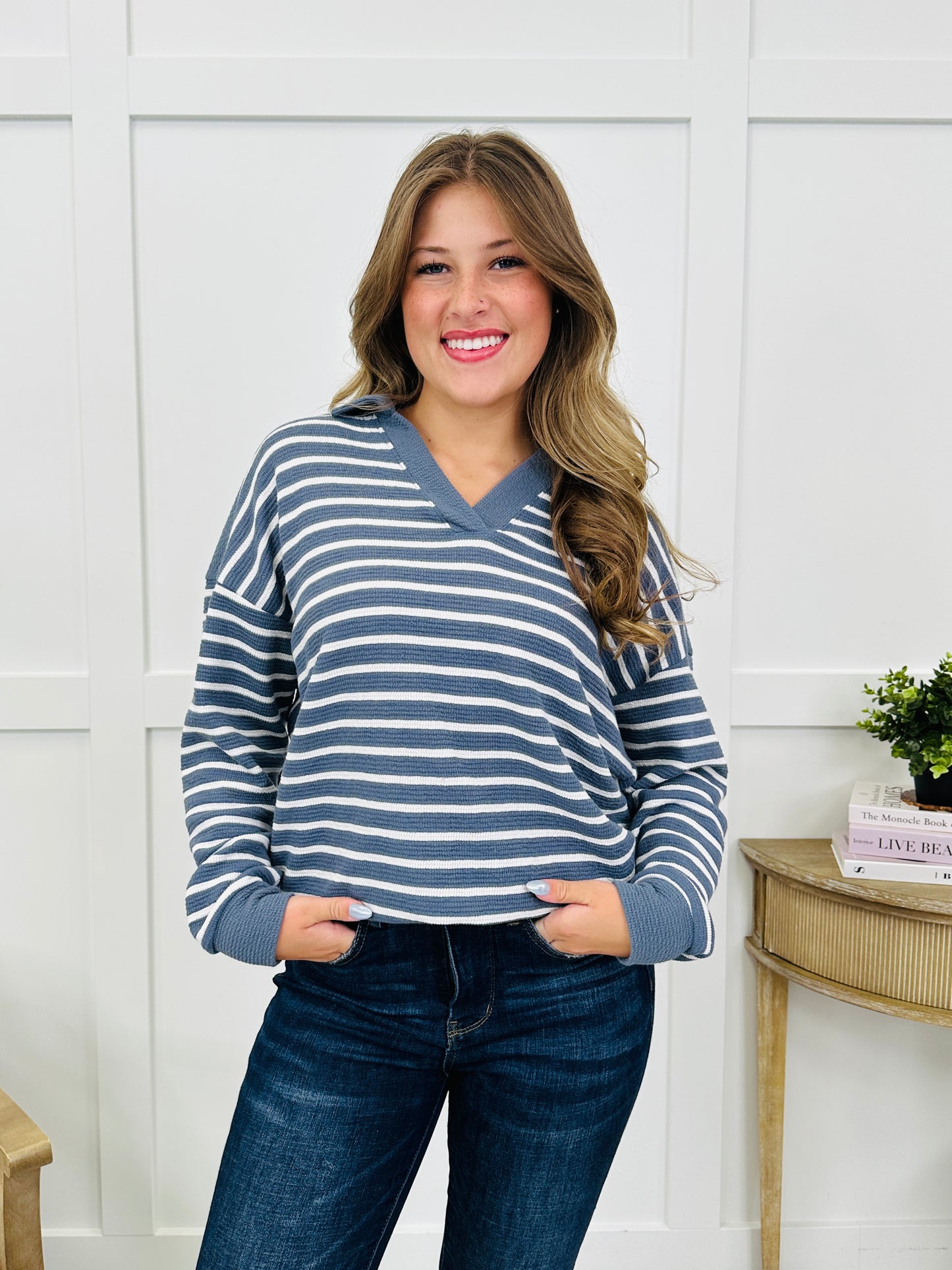 The Off-Duty Stripe Top