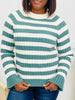 The Pattern We Keep Sweater in Forest Green